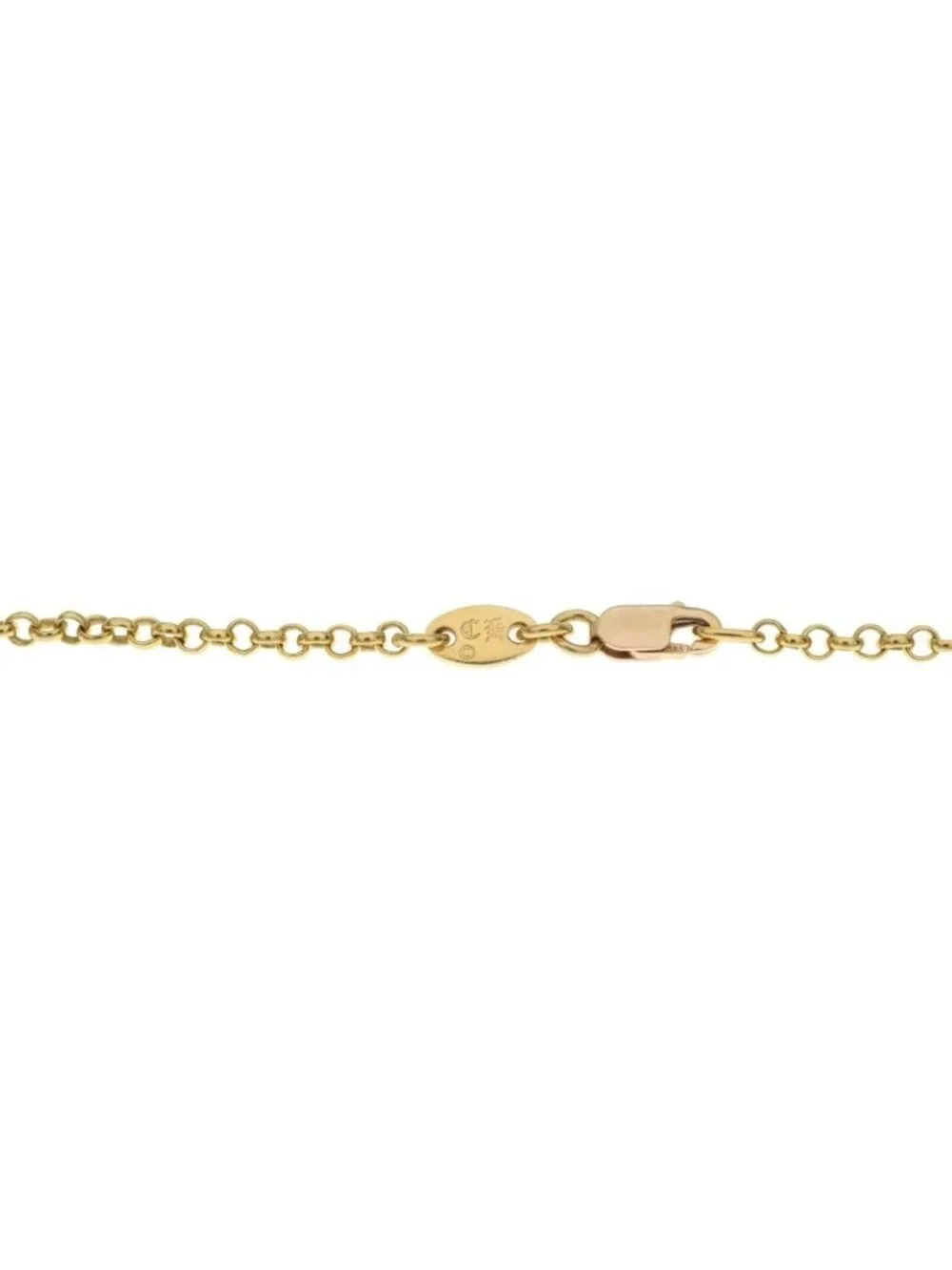 Chrome Hearts Roll Chain Necklace Gold